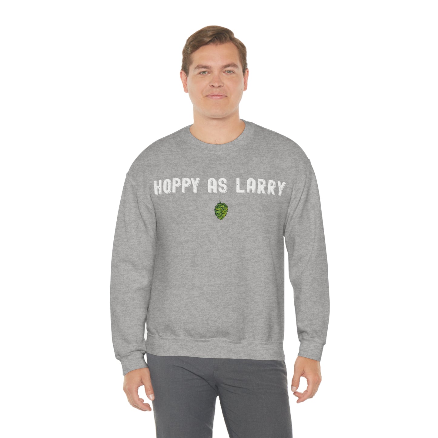 Unisex Heavy Blend Crewneck Sweatshirt - Hoppy as Larry