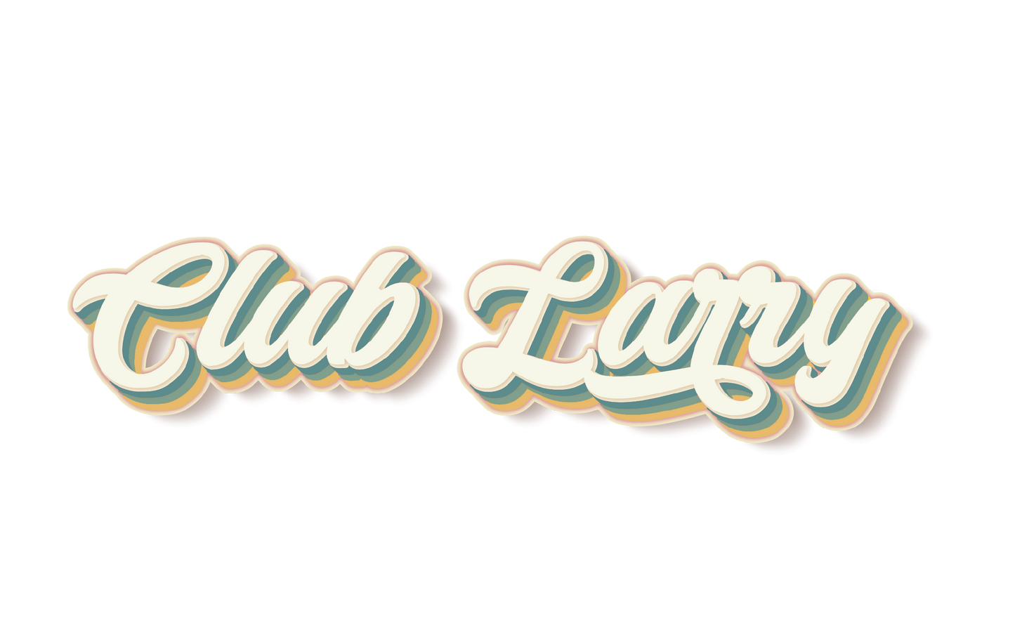 Club Larry Script Retro Ceramic Mug 11oz