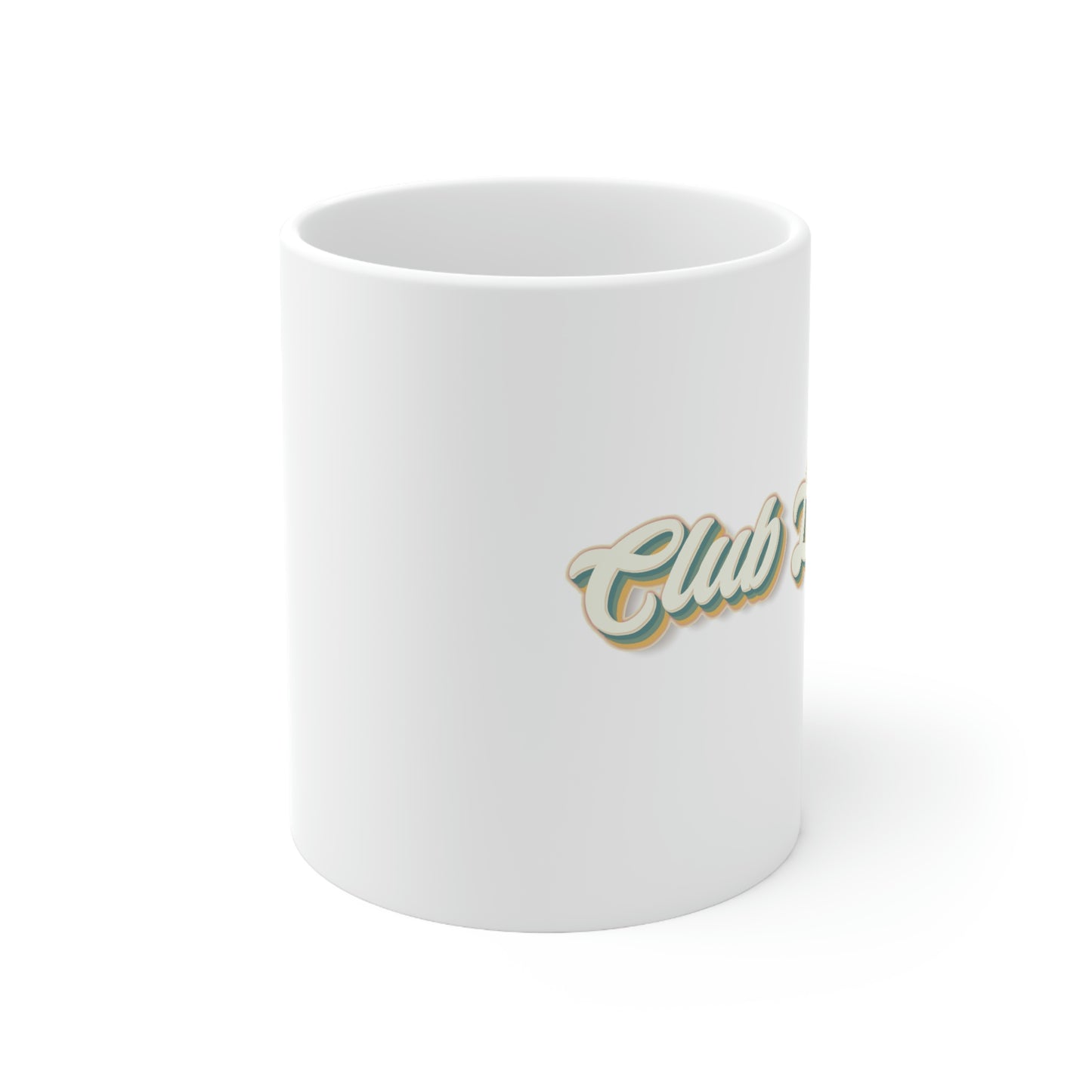 Club Larry Script Retro Ceramic Mug 11oz