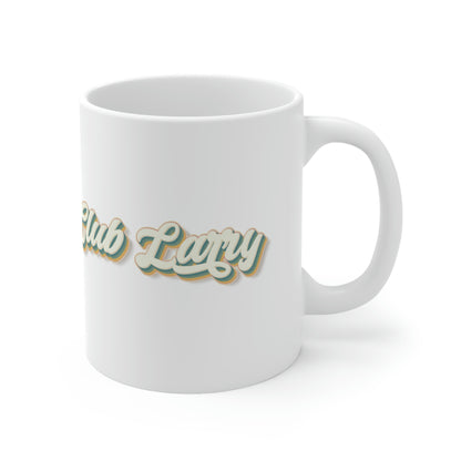 Club Larry Script Retro Ceramic Mug 11oz
