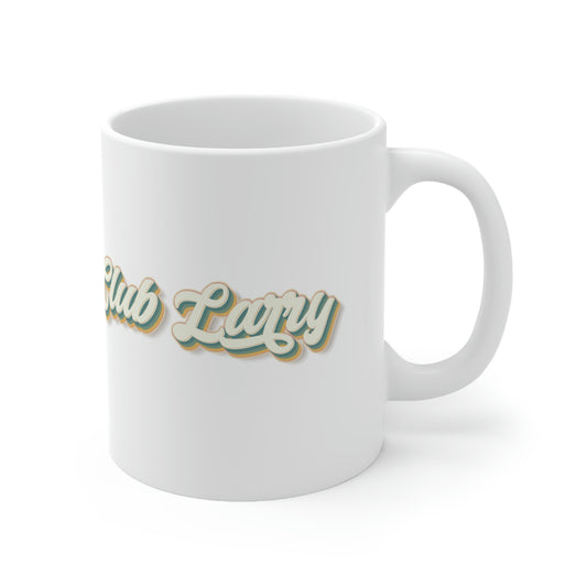 Club Larry - Retro Script Coffee Mug 11oz