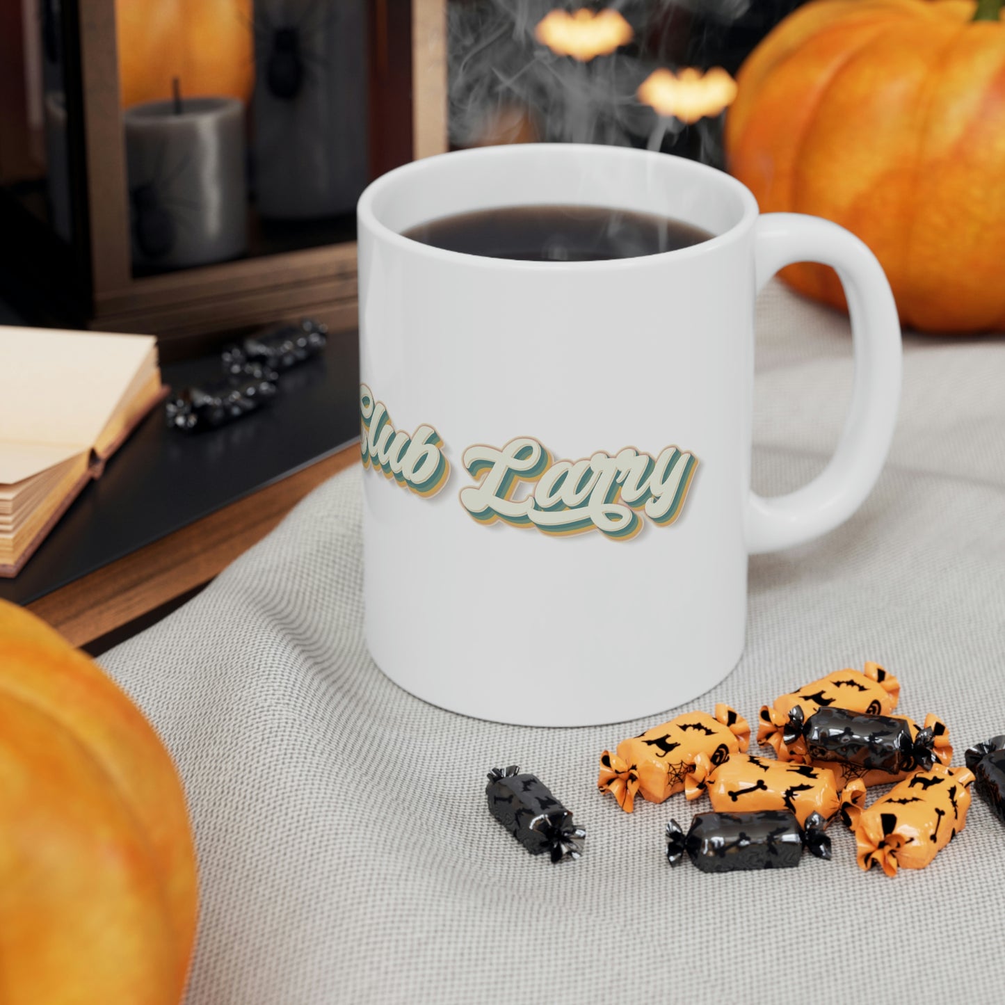 Club Larry Script Retro Ceramic Mug 11oz