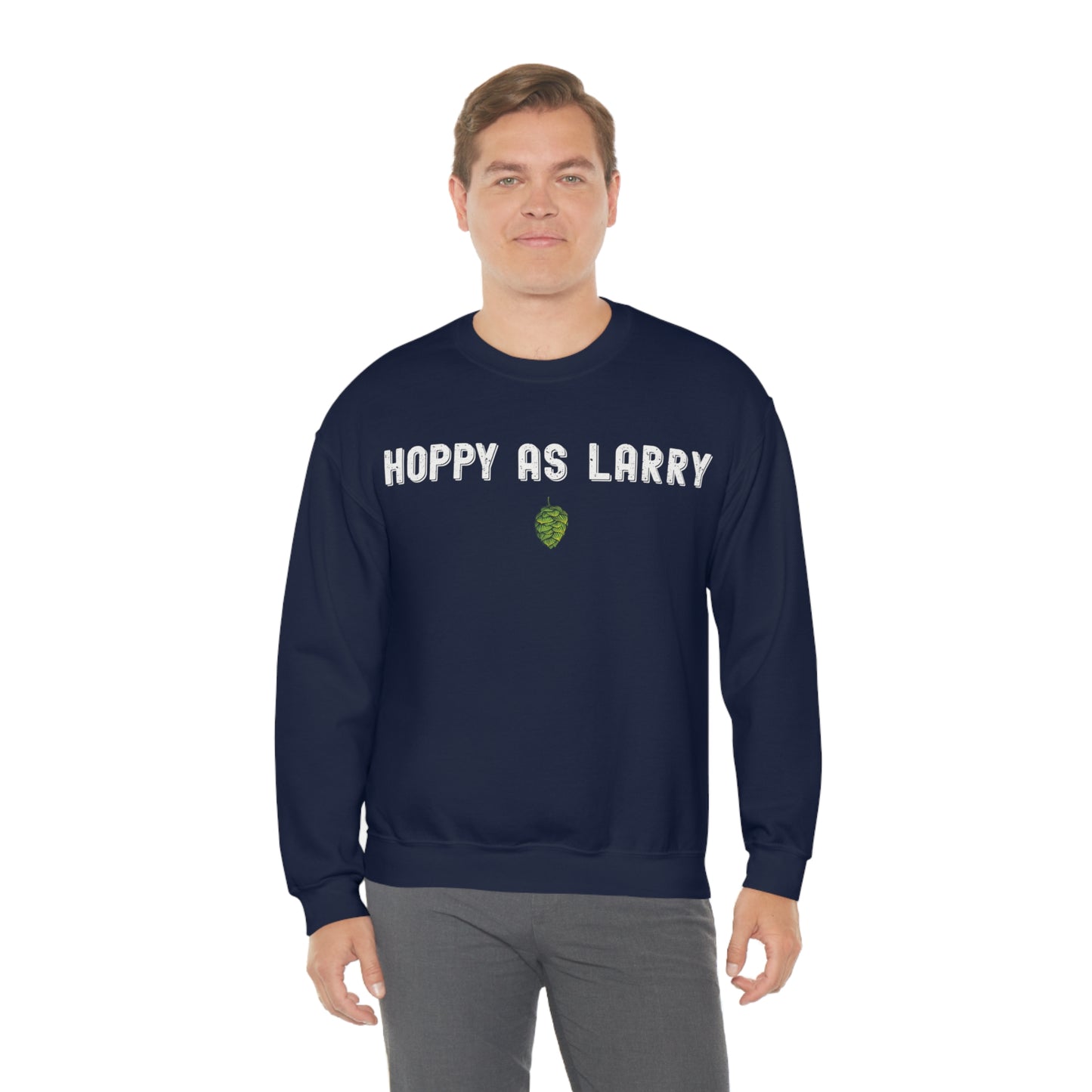 Unisex Heavy Blend Crewneck Sweatshirt - Hoppy as Larry